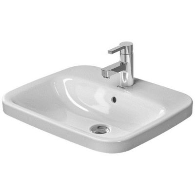 Umywalka 56x45.5 cm prostokątna wpuszczana biała 03745600001 Duravit DuraStyle