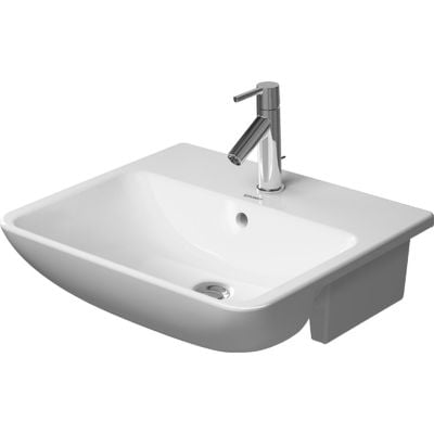 Umywalka 55x45.5 cm półokrągła biała 0378550000 Duravit ME by Starck