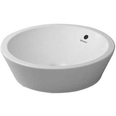 Umywalka 53x53 cm okrągła nablatowa biała 0447530000 Duravit Starck 1