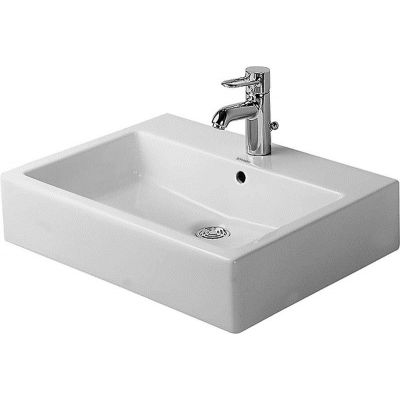 Umywalka 59.5x46.5 cm prostokątna nablatowa biała 0452600000 Duravit Vero