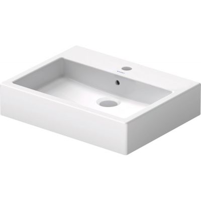 Umywalka 59.5x46.5 cm prostokątna nablatowa biała 04526000001 Duravit Vero