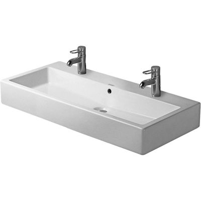 Umywalka 100x47 cm prostokątna meblowa biała 04541000241 Duravit Vero