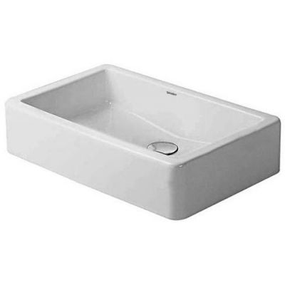 Umywalka 60x38 cm prostokątna nablatowa biała 04556000001 Duravit Vero