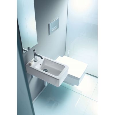 Umywalka 45x25 cm prostokątna ścienna biała 0702250000 Duravit Vero