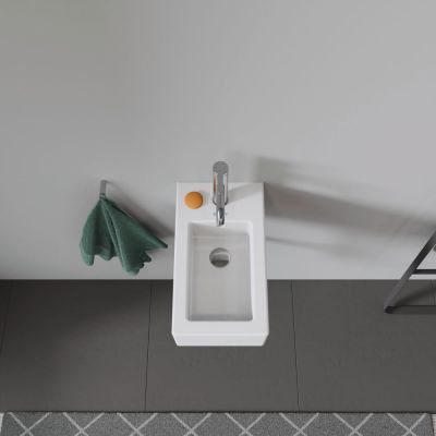 Umywalka 45x25 cm prostokątna ścienna biała 0702250000 Duravit Vero