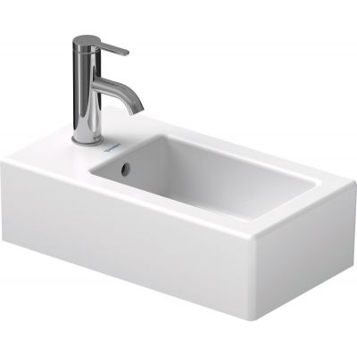 Umywalka 45x25 cm prostokątna ścienna biała 0702250000 Duravit Vero