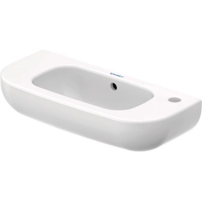 Umywalka 50x22 cm półokrągła ścienna biała 07065000082 Duravit D-Code