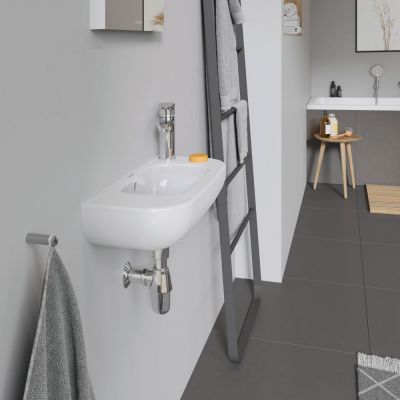 Umywalka 50x22 cm półokrągła ścienna biała 07065000082 Duravit D-Code