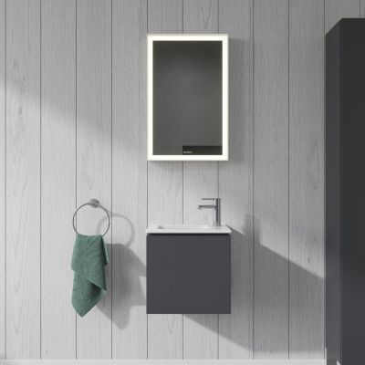 Umywalka 43x30 cm prostokątna meblowa biała 0723430000 Duravit ME by Starck