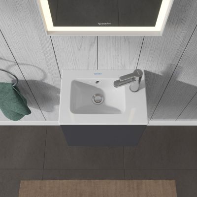 Umywalka 43x30 cm prostokątna meblowa biała 0723430000 Duravit ME by Starck