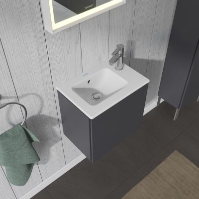 Umywalka 43x30 cm prostokątna meblowa biała 0723430000 Duravit ME by Starck