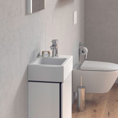 Umywalka 38x25 cm prostokątna ścienna-meblowa biała 0724380000 Duravit Vero Air