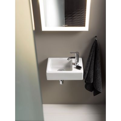 Umywalka 38x25 cm prostokątna ścienna-meblowa biała 07243800001 Duravit Vero Air
