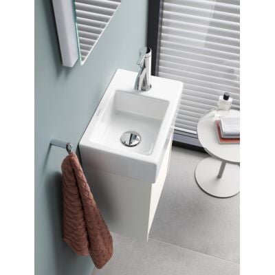 Umywalka 38x25 cm prostokątna ścienna-meblowa biała 07243800001 Duravit Vero Air