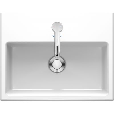 Umywalka 45x35 cm prostokątna meblowa biała 0724450000 Duravit Vero Air