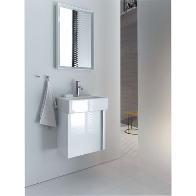 Umywalka 45x35 cm prostokątna meblowa biała 0724450000 Duravit Vero Air