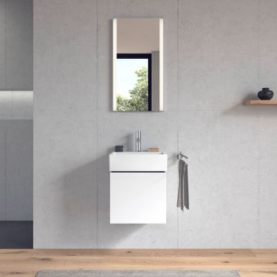 Umywalka 45x35 cm prostokątna meblowa biała 0724450000 Duravit Vero Air