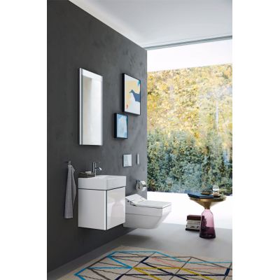 Umywalka 45x35 cm prostokątna meblowa biała 07324500411 Duravit DuraSquare