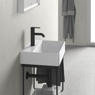 Umywalka 45x35 cm prostokątna meblowa biała 07324500411 Duravit DuraSquare