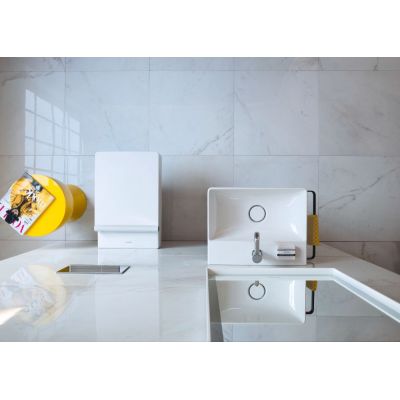 Umywalka 45x35 cm prostokątna meblowa biała 07324500411 Duravit DuraSquare