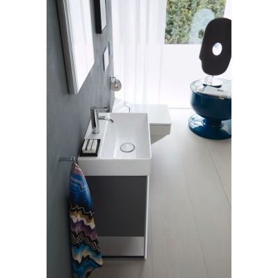 Umywalka 45x35 cm prostokątna meblowa biała 07324500411 Duravit DuraSquare
