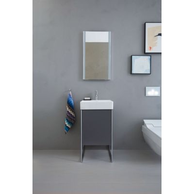 Umywalka 45x35 cm prostokątna meblowa biała 07324500411 Duravit DuraSquare