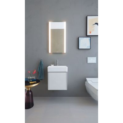 Umywalka 45x35 cm prostokątna meblowa biała 07324500411 Duravit DuraSquare