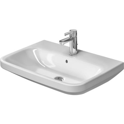 Umywalka 65x44 cm prostokątna ścienna biała 2319650000 Duravit DuraStyle