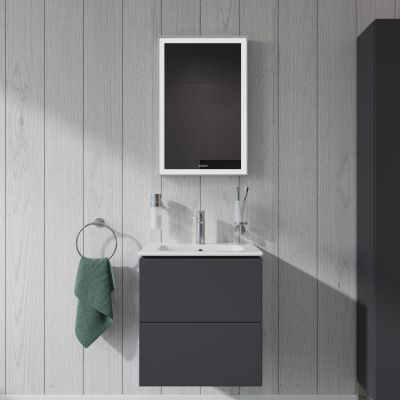 Umywalka 53x43 cm prostokątna meblowa biała 2336530000 Duravit ME by Starck