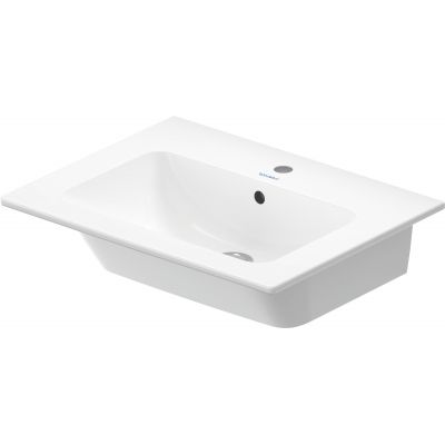 Umywalka 63x49 cm prostokątna ścienna-meblowa biała 23366300001 Duravit ME by Starck