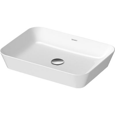 Umywalka 55x40 cm prostokątna nablatowa biała 2347550000 Duravit Cape Cod