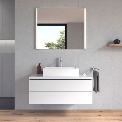Umywalka 60x38 cm prostokątna nablatowa biała 23516000001 Duravit Vero Air