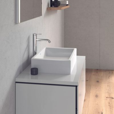 Umywalka 60x38 cm prostokątna nablatowa biała 23516000001 Duravit Vero Air