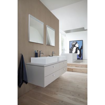 Umywalka 60x47 cm prostokątna nablatowa biała 2352600000 Duravit Vero Air