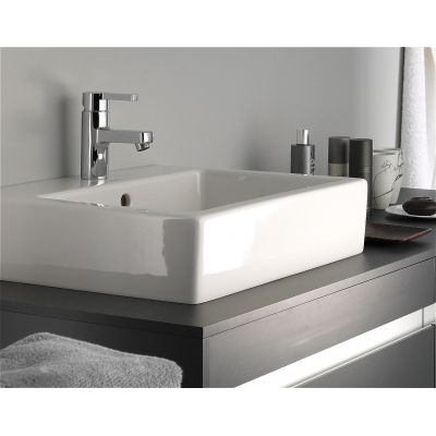 Umywalka 60x47 cm prostokątna nablatowa biała 2352600000 Duravit Vero Air