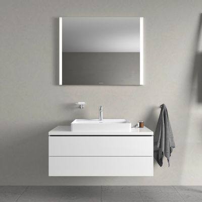 Umywalka 60x47 cm prostokątna nablatowa biała 2354600041 Duravit DuraSquare