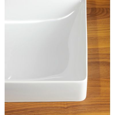 Umywalka 60x34.5 cm prostokątna nablatowa biała 2355600000 Duravit DuraSquare