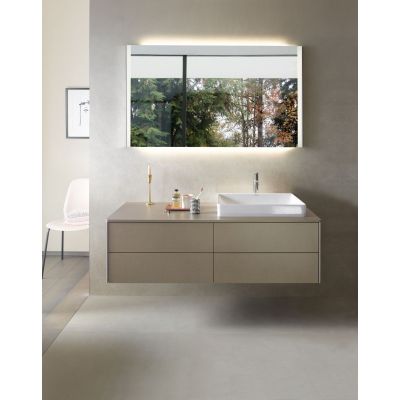 Umywalka 60x34.5 cm prostokątna nablatowa biała 2355600000 Duravit DuraSquare
