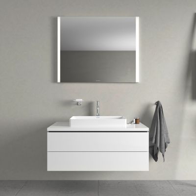 Umywalka 60x34.5 cm prostokątna nablatowa biała 2355600000 Duravit DuraSquare
