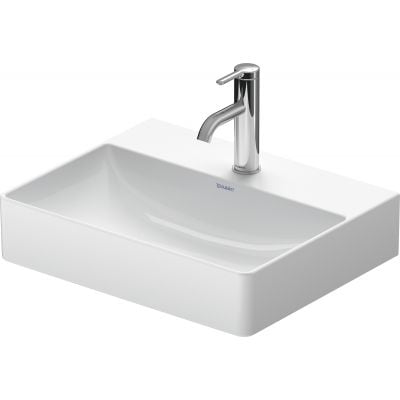 Umywalka 50x40 cm prostokątna ścienna biała 2356500070 Duravit DuraSquare