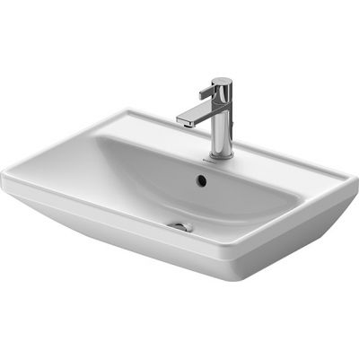 Umywalka 60x44 cm prostokątna ścienna biała 2366600000 Duravit D-Neo
