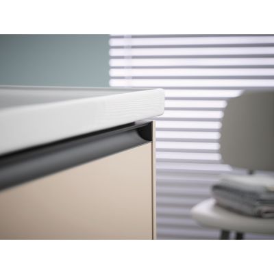 Umywalka 80x48 cm prostokątna meblowa biała 2367800000 Duravit D-Neo