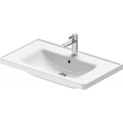 Umywalka 80x48 cm prostokątna meblowa biała 2367800000 Duravit D-Neo