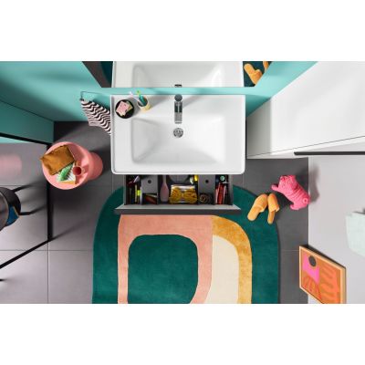 Umywalka 80x48 cm prostokątna meblowa biała 2367800000 Duravit D-Neo