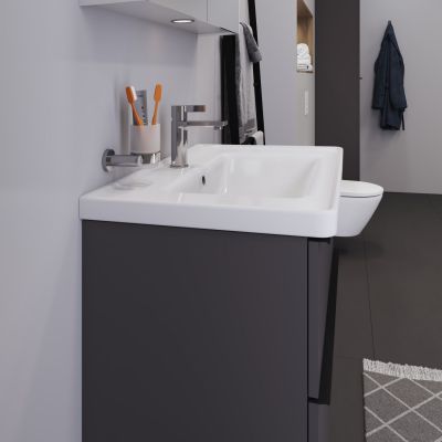 Umywalka 80x48 cm prostokątna meblowa biała 2367800000 Duravit D-Neo