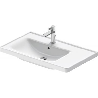 Umywalka 80x48 cm prostokątna meblowa biała 2369800060 Duravit D-Neo