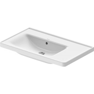 Umywalka 80x48 cm prostokątna meblowa biała 2369800060 Duravit D-Neo