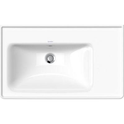 Umywalka 80x48 cm prostokątna meblowa biała 2369800060 Duravit D-Neo