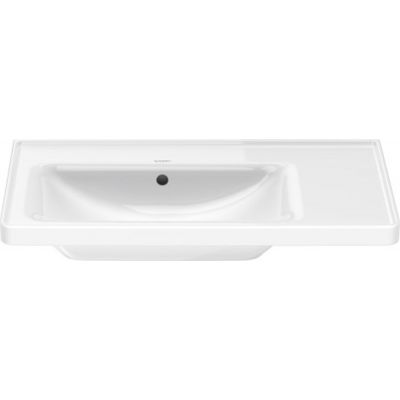 Umywalka 80x48 cm prostokątna meblowa biała 2369800060 Duravit D-Neo