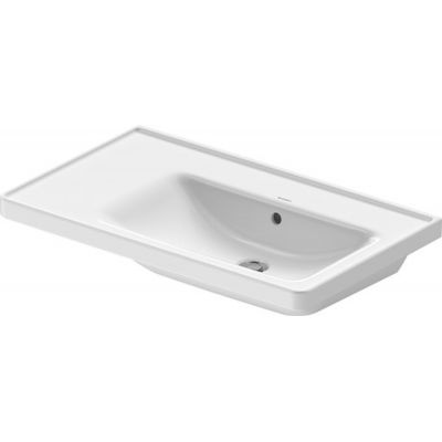 Umywalka 80x48 cm prostokątna meblowa biała 2370800060 Duravit D-Neo
